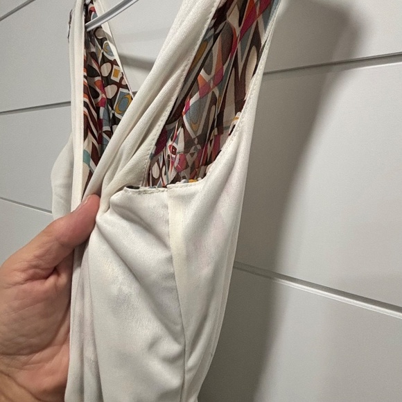 Romeo and Juliet Couture Geo Pattern hi-low dress side M - Picture 9 of 15